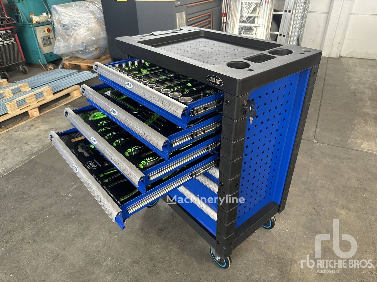 JBM H425376700000 Blue Black (Unused) tool cabinet for sale | Machineryline PK New JBM H425376700000 Blue Black (Unused) tool cabinet - Machineryline