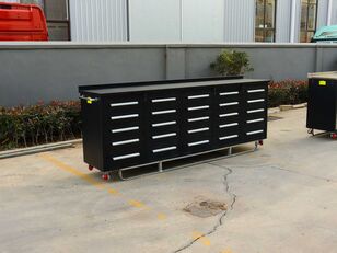 Rhino-Cross-Workbench 10ft-25D-01C Negru tool cabinet