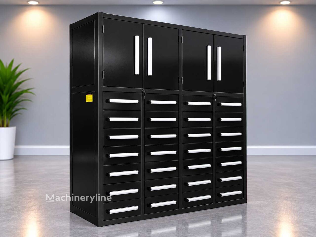 خزانة الأدوات Rhino-Cross-Workbench H7ft-32D-01C Negru - Machineryline