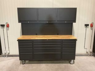 armoire &agrave; outils Stahlworks Deluxe Black 72 inch high