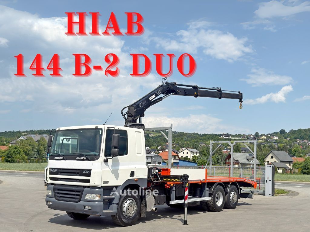 Продажба на пътна помощ DAF CF 85.380*ABSCHLEPPWAGEN 7,20m+ HIAB 144 B-2 DUO | Autoline BG Пътна помощ DAF CF 85.380*ABSCHLEPPWAGEN 7,20m+ HIAB 144 B-2 DUO - Autoline