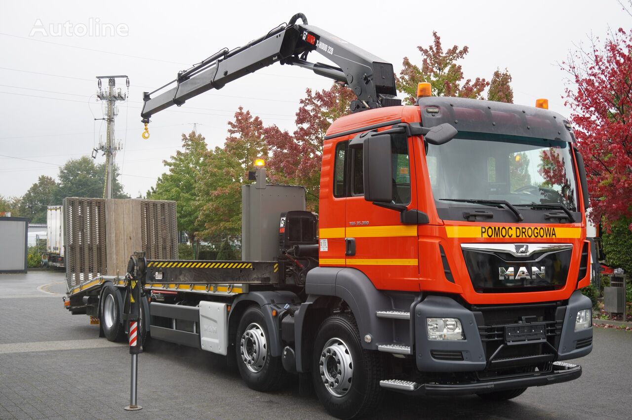 эвакуатор MAN TGS 35.360 E6 8×2 / HDS HIAB X-HIDUO 228 E-2 / Tow truck / 2018