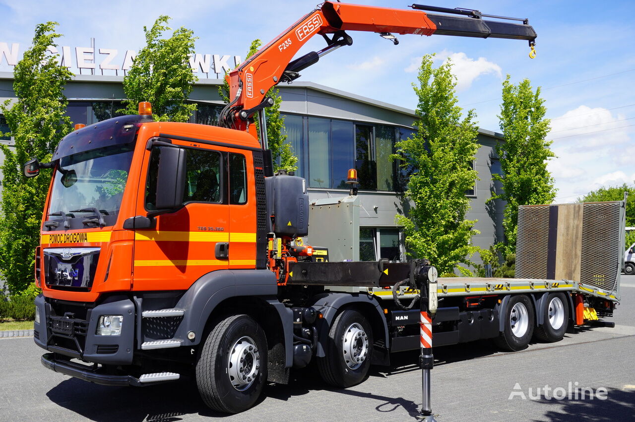 laweta MAN TGS 35.360 E6 8×2 / Tow truck / Crane Fassi F235