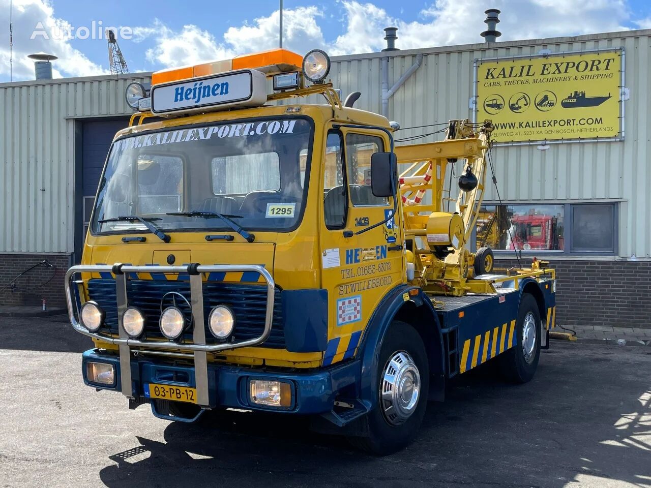 эвакуатор Mercedes-Benz 1419 Tow truck 3 Winch V6 Very Clean Condition