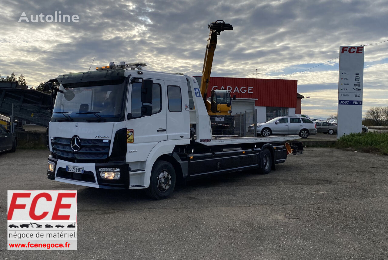 defekter Mercedes-Benz ATEGO 1224/BlueTec 6 -FIAULT Carte Grise Française  Abschleppwagen