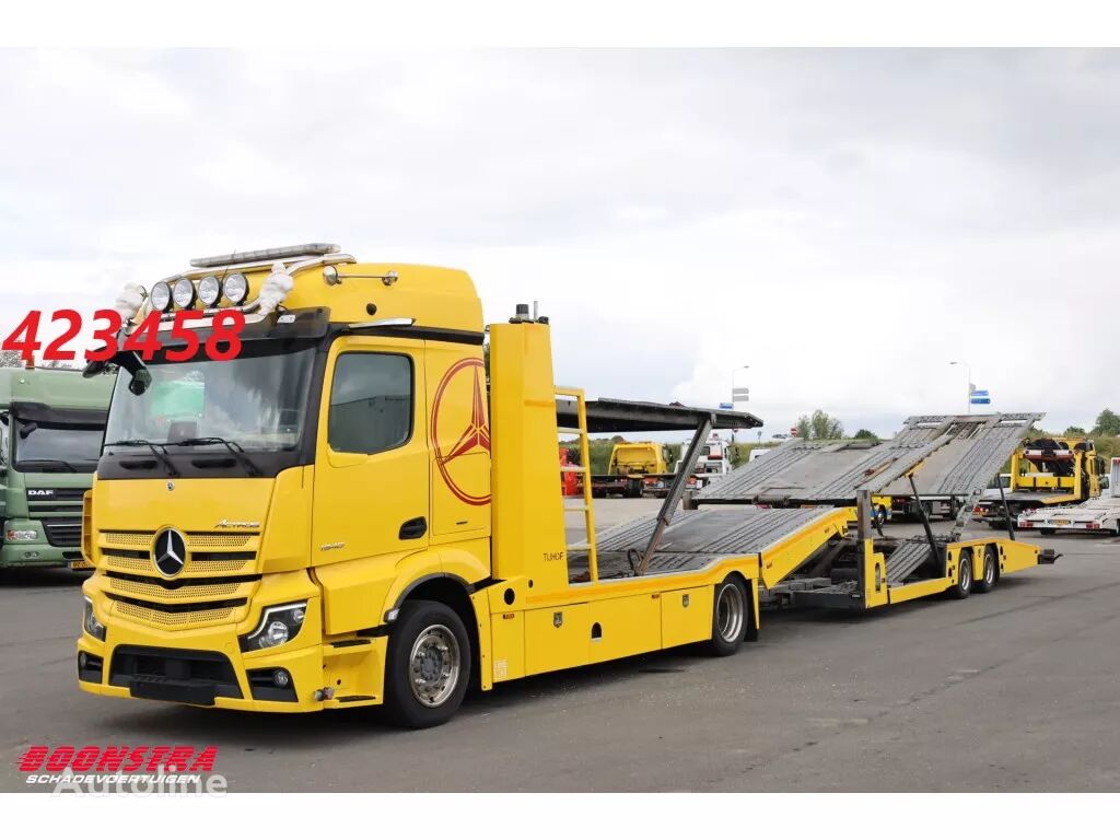 caminhão de reboque Mercedes-Benz Actros 1840 Tijhof Full Air Leder 6/7-Lader 2x Winde