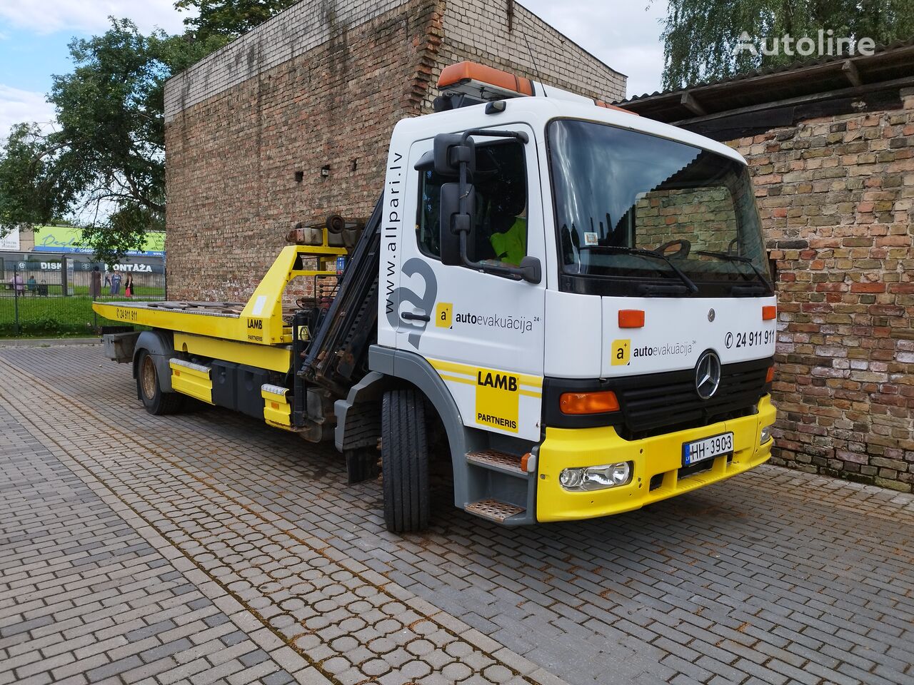 evakuatorius sunkvežimis Mercedes-Benz Atego 1323