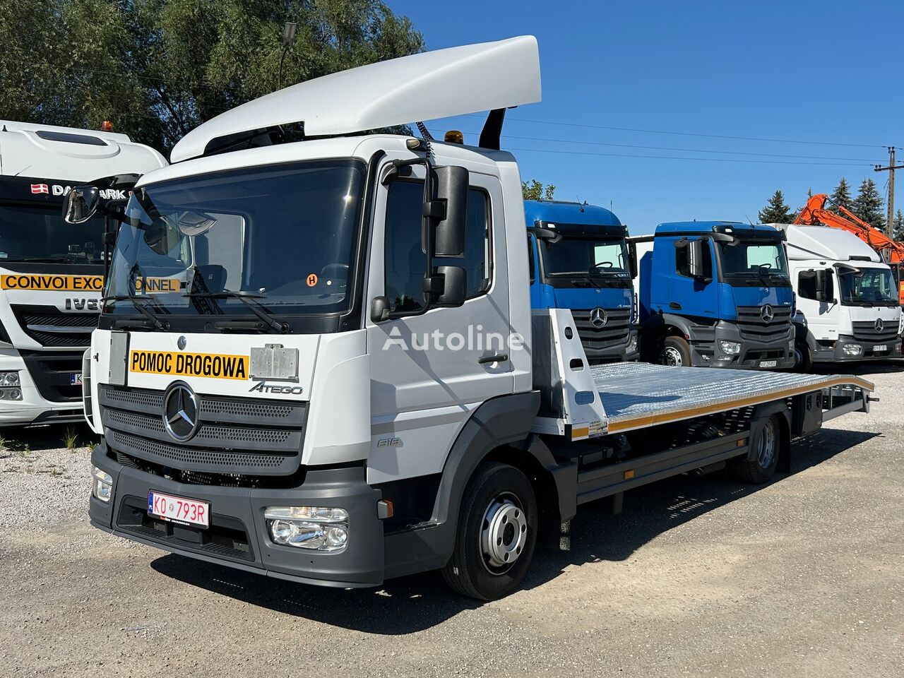 эвакуатор Mercedes-Benz Atego 818L 2019 NEW Galvanized tow truck