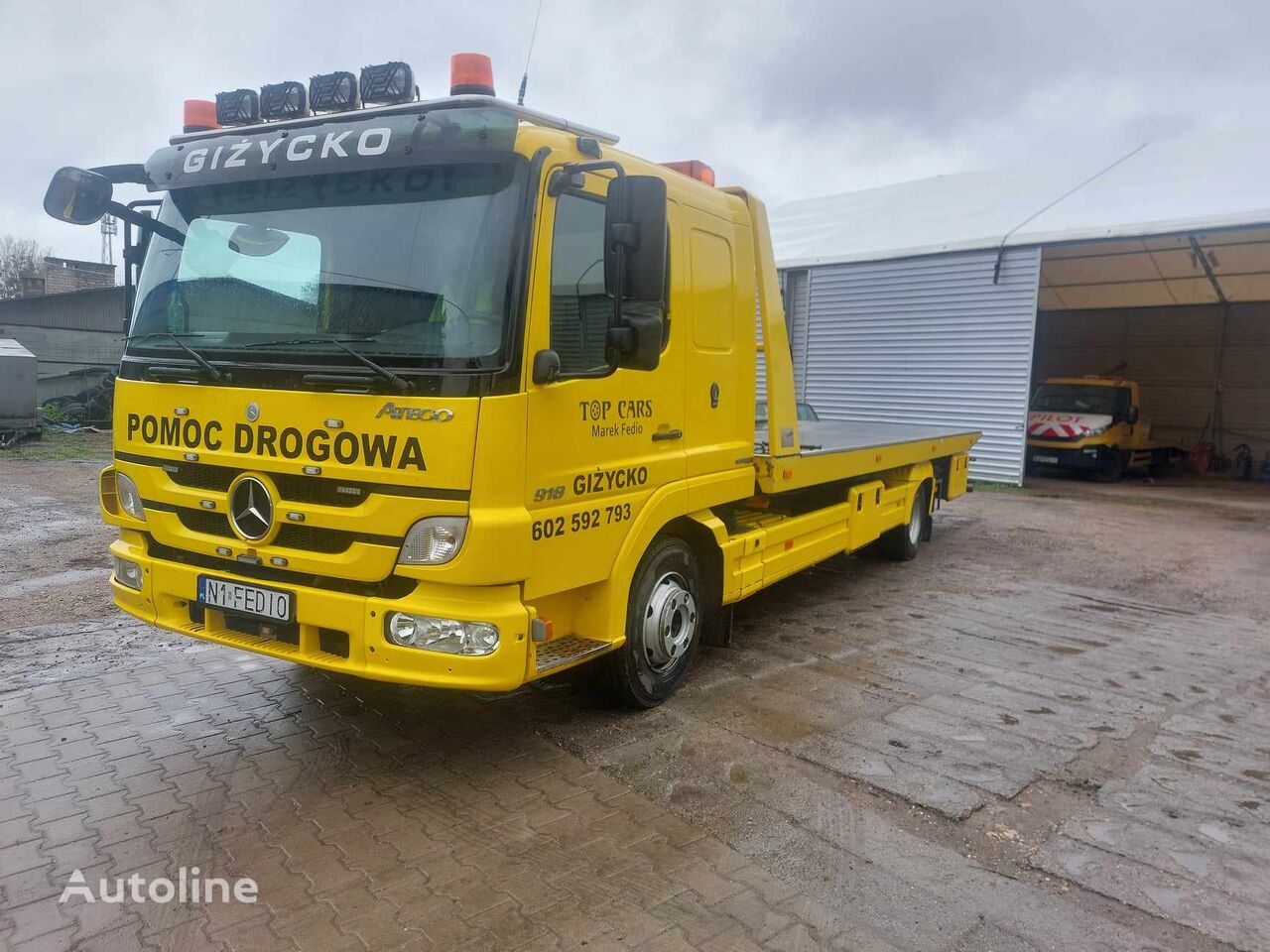 Mercedes-Benz Atego 918 grúa portacoches