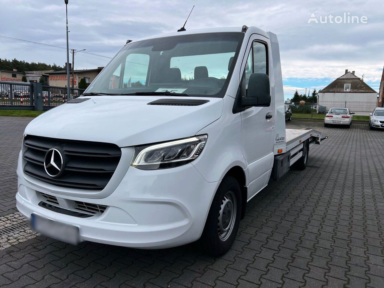 Mercedes-Benz Sprinter 319 CDI V6 Autotransporter, Ein Besitze grúa portacoches