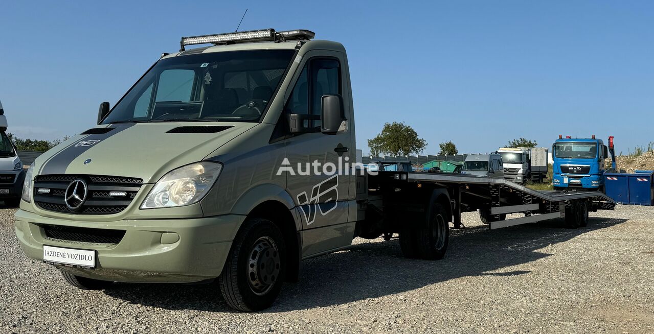 dépanneuse Mercedes-Benz Sprinter 518 mini tractor s with semi trailer