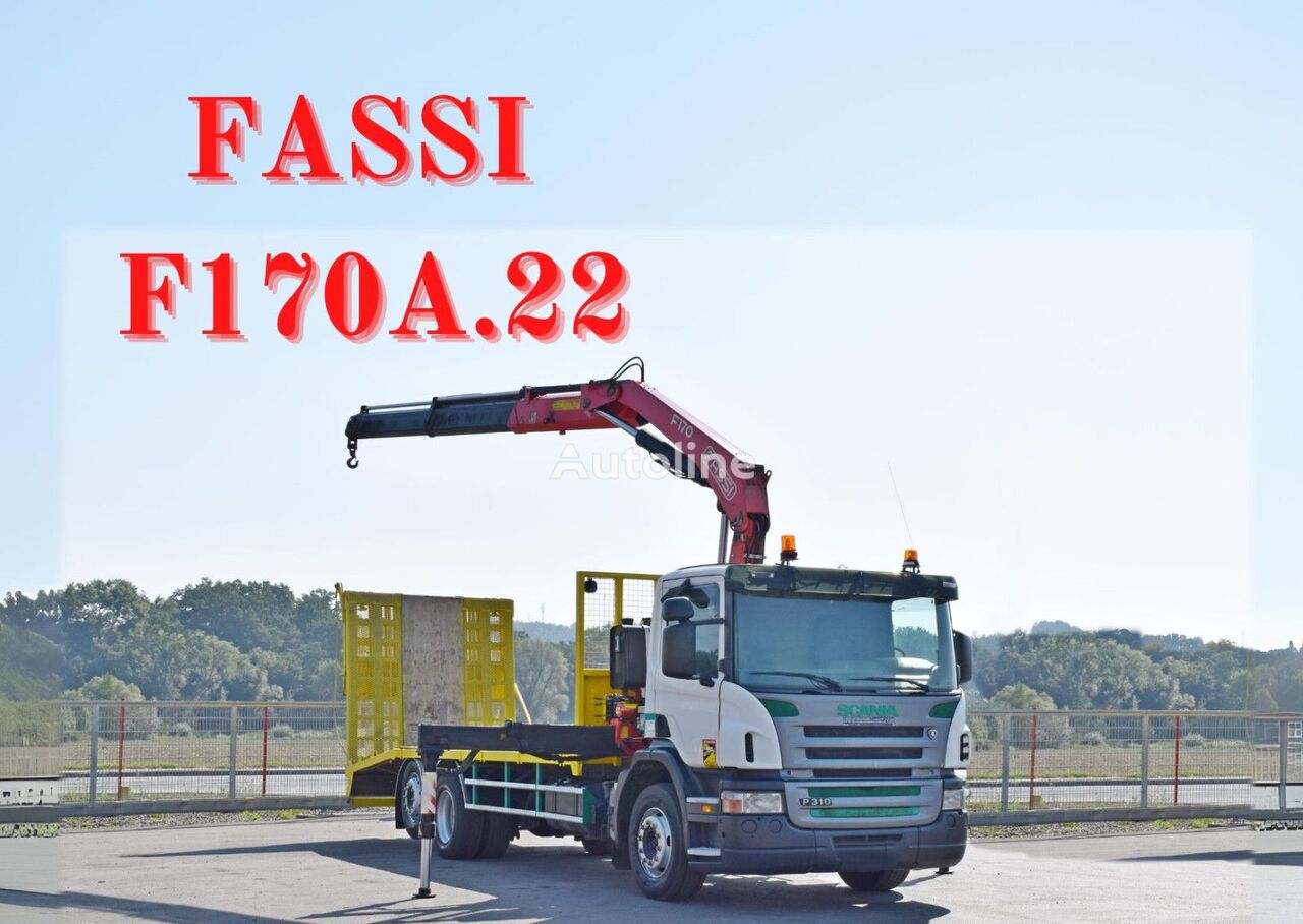 Scania P310 * FASSI F170A.22 + FUNK * TOPZUSTAND hinausauto