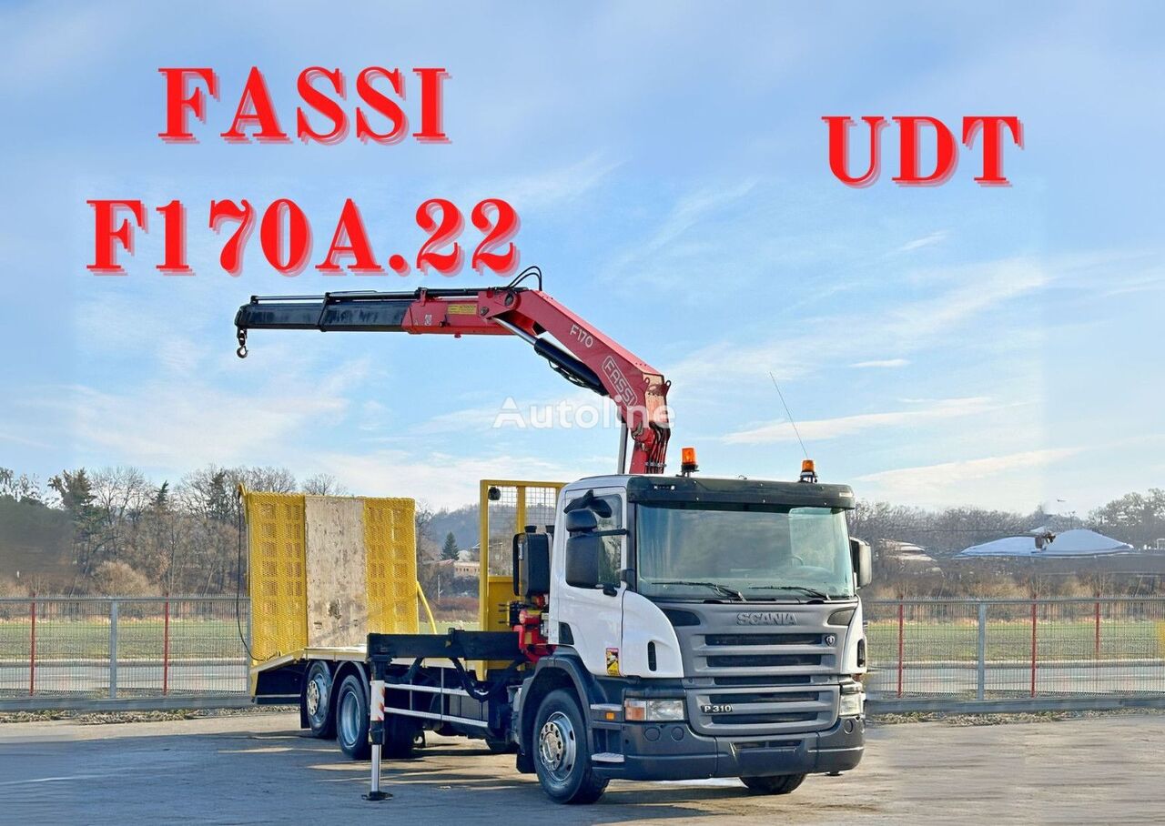 Scania P310 * FASSI F170A.22 + FUNK * TOPZUSTAND tow truck