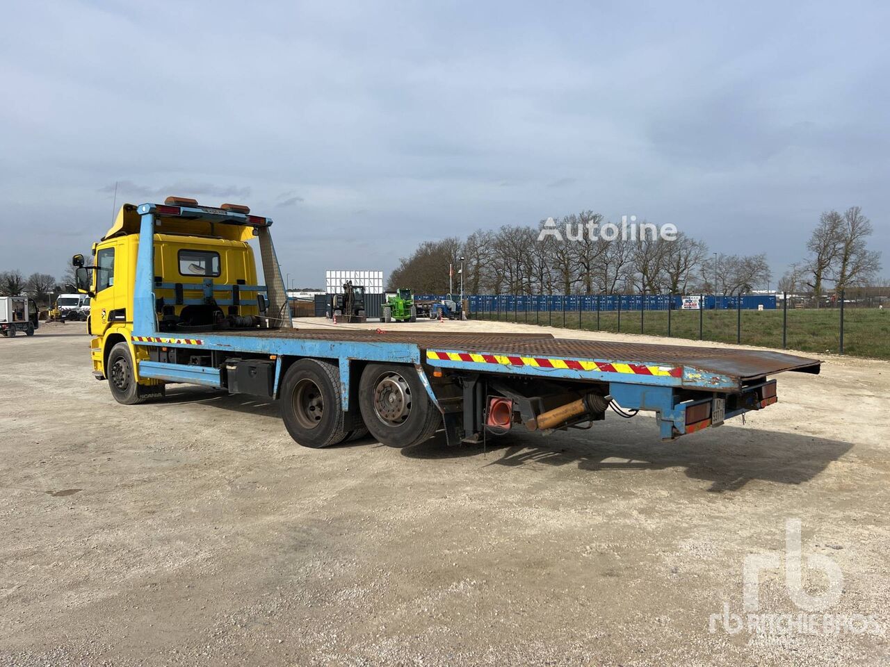 Scania P380 6x2 Camion Plateau grúa portacoches