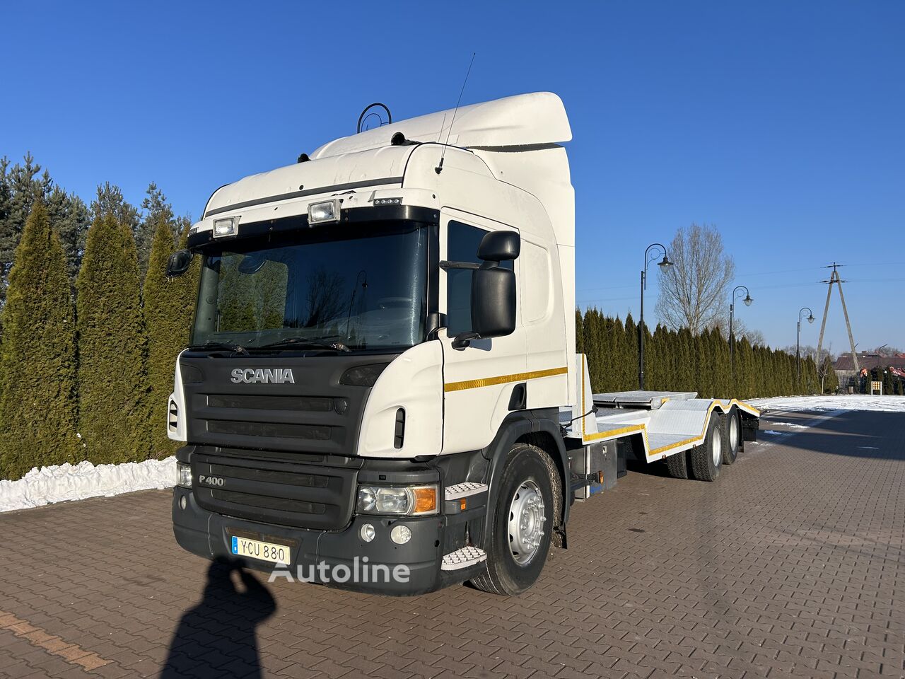 سحب شاحنة Scania P400 6x2 2011 EURO 5 laweta pomoc drogowa