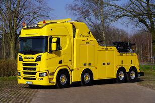 ny Scania R660 V8 8x4 TEVOR AWU Bergefahrzeug Abschleppwagen Wrecker Tow T bärgningsbil