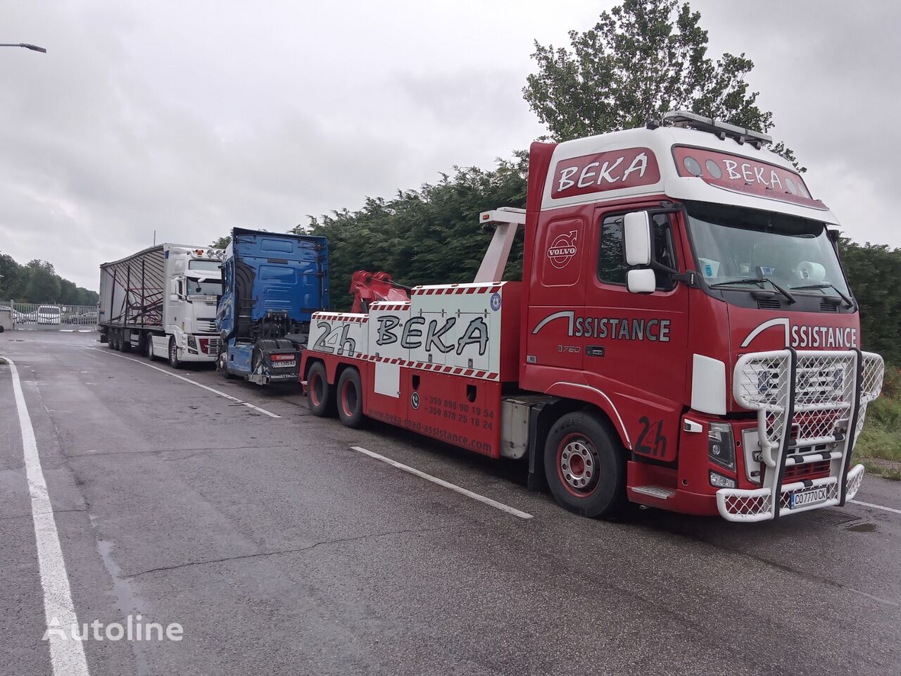 эвакуатор Volvo FH16 750