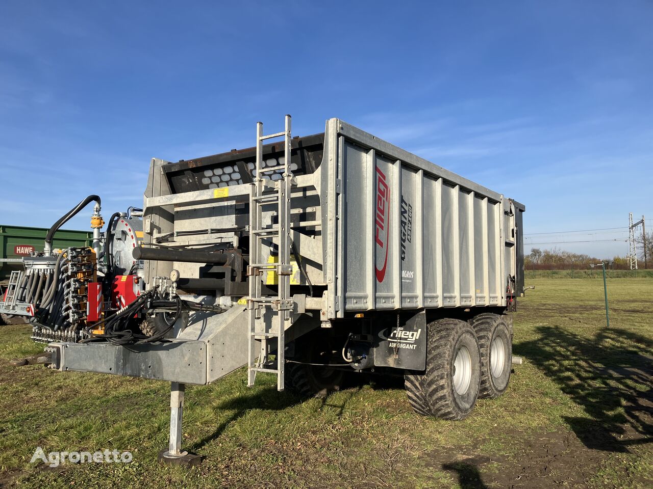 Fliegl ASW 160 + V2N tractor trailer