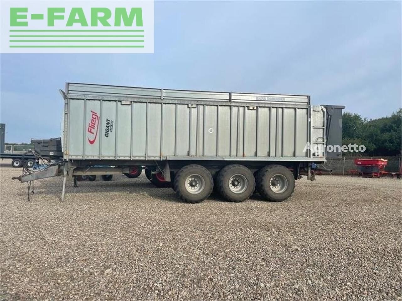 Remorque agricole Fliegl asw 393 58 m3 à vendre | Agroline CD Remorque agricole Fliegl asw 393 58 m3 - Agroline