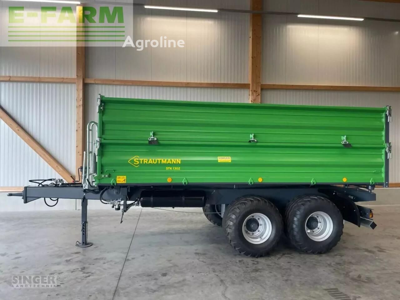 Strautmann stk 1302 tractor trailer - Agroline