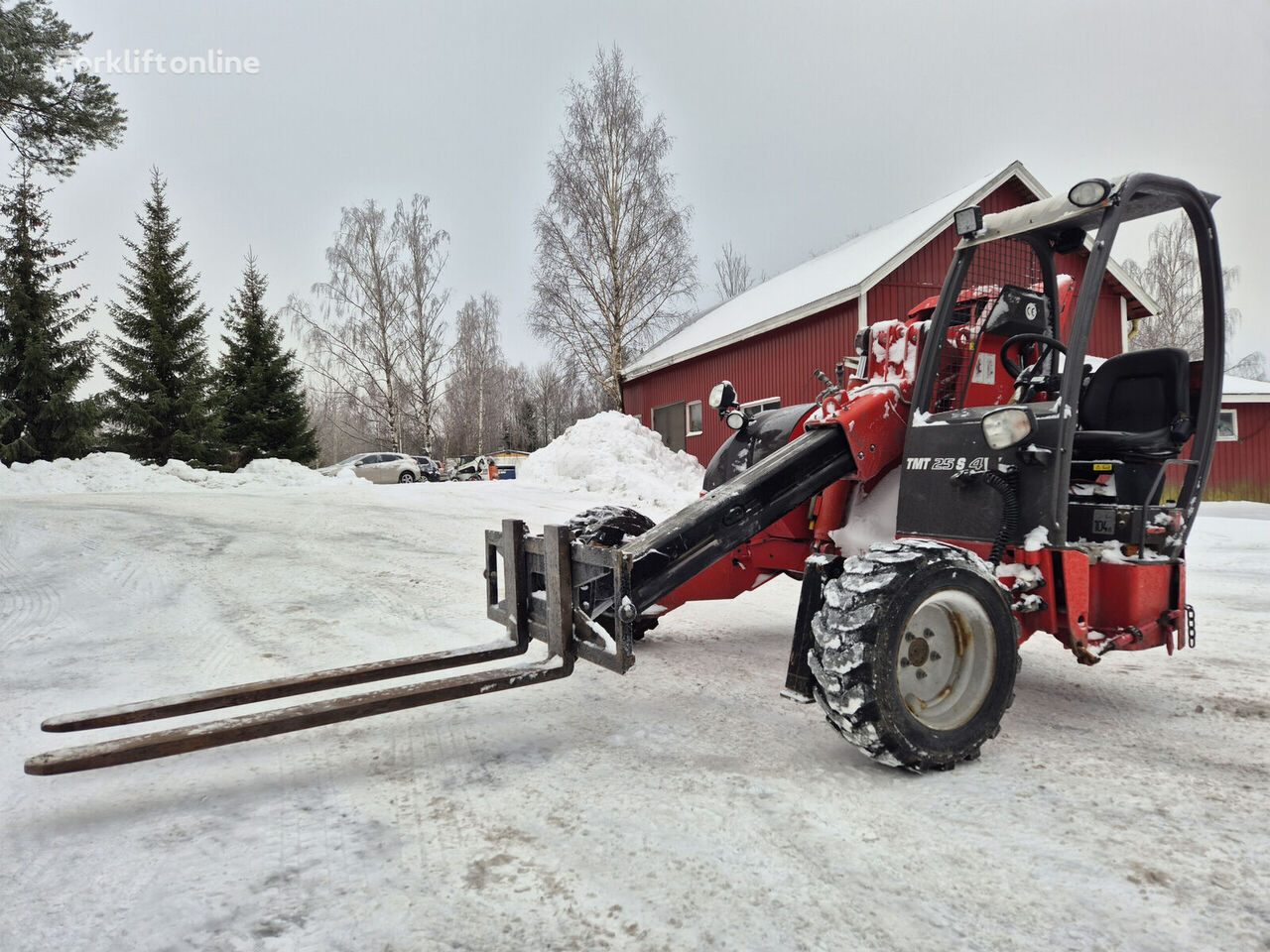 Manitou TMT 25 S 4W truck mounted forklift for sale | Forkliftonline CN Manitou TMT 25 S 4W truck mounted forklift - Forkliftonline