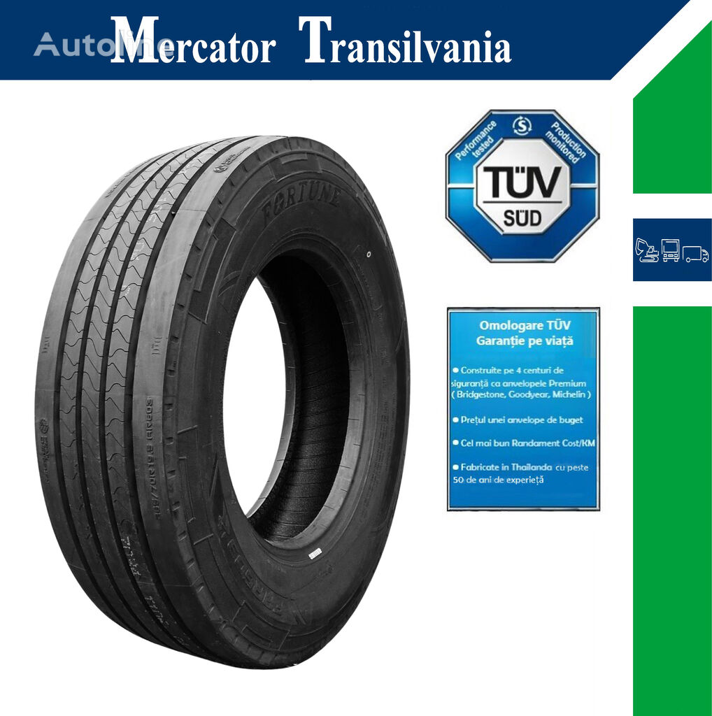 nieuw Fortune 285/70 R19.5 FAR 603 18 PR All Position TÜV Lifetime Warranty vrachtwagenband