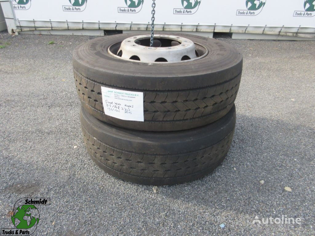 грузовая шина Goodyear 315/70R 22.5 M+S BANDEN MET WIELEN 2 X