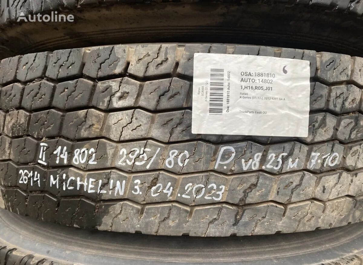 pneu de camion Michelin 295/80 R 22.5