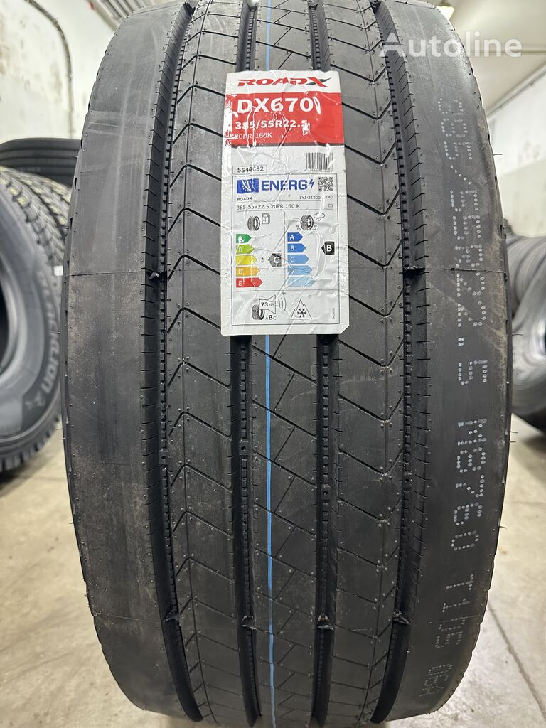 новая грузовая шина Roadlux 385/55R22,5 ROADX DX670