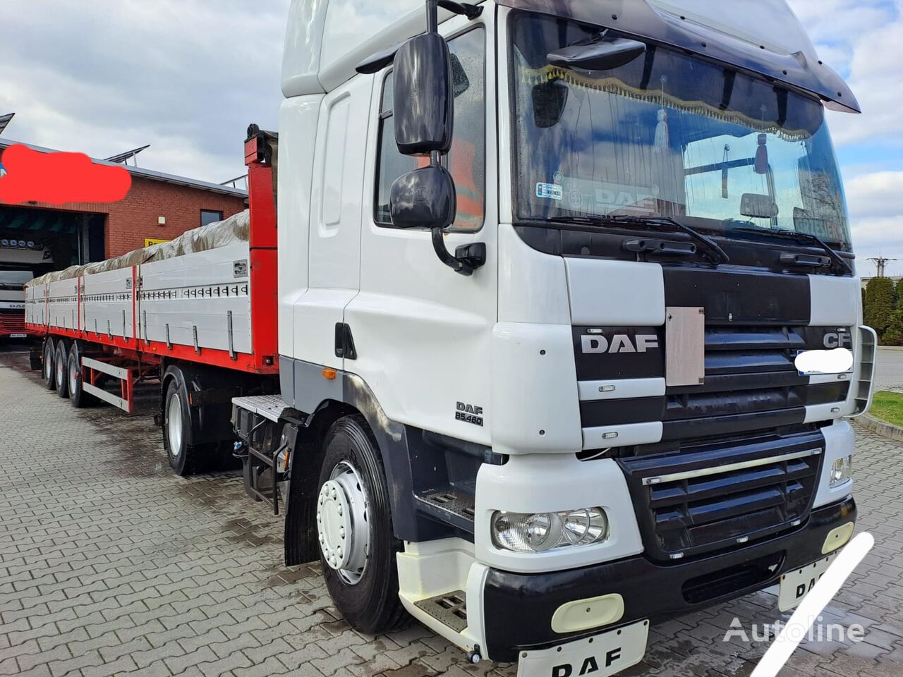 DAF 85CF460 + TRAILER 11500€ KOMPLETT! tegljač