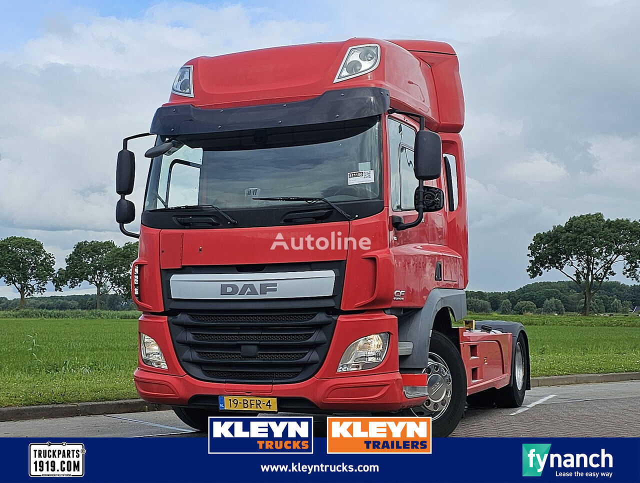 DAF CF 400 spacecab skirts vetopöytäauto