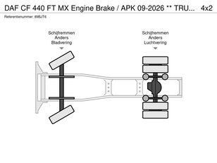 DAF CF 440 FT MX Engine Brake / APK 09-2026 Sattelzugmaschine kaufen - Bild 10 | Autoline LI DAF CF 440 FT MX Engine Brake / APK 09-2026 Sattelzugmaschine | Bild 10 - Autoline