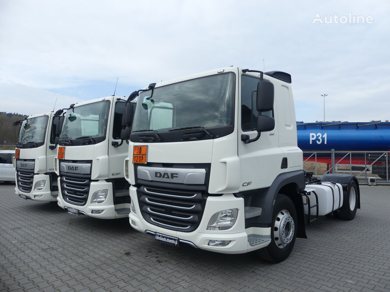 vlačilec DAF CF 450 / HYDRAULIKA / PEŁNY ADR / CZERWONY PASEK /