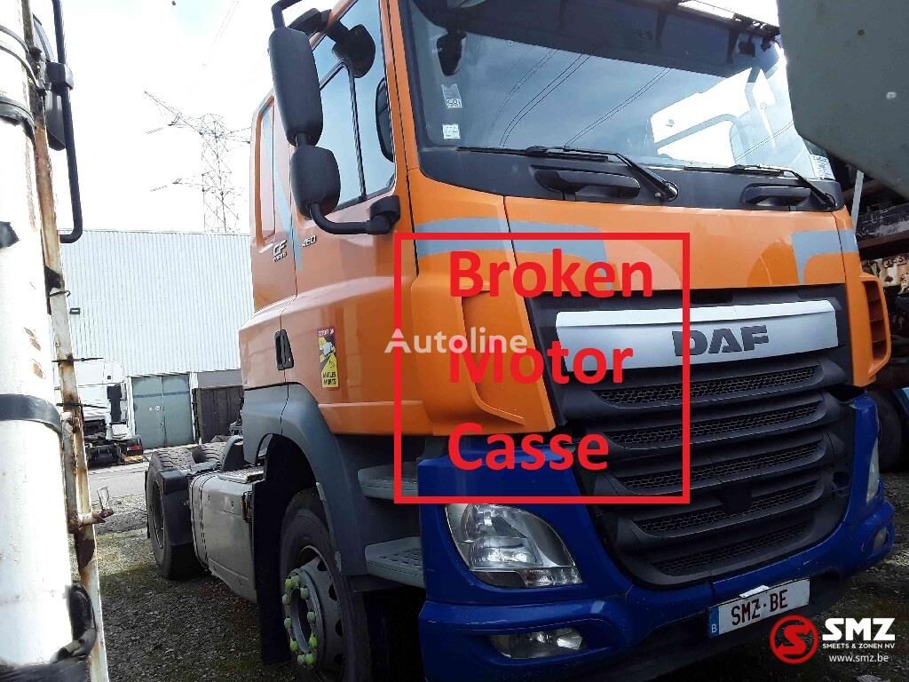 DAF CF 460 motor problem dragbil