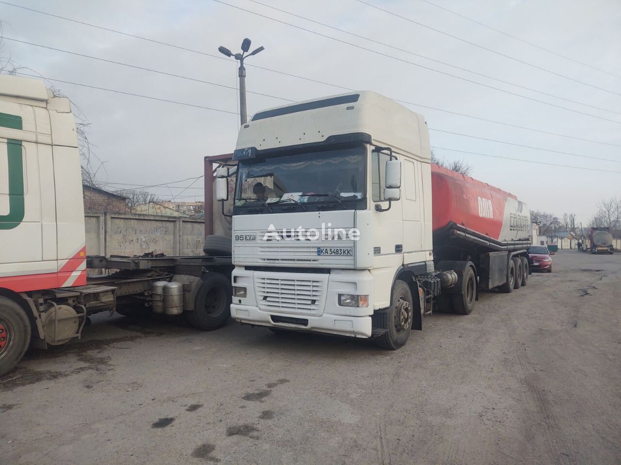 DAF CF 480 truck tractor + other tank trailer