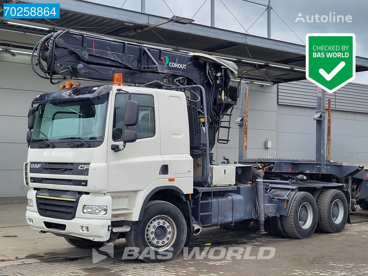 тягач DAF CF 510 6X4 Holz Kran Palfinger Epsilon SRX47 Retarder Holztransp