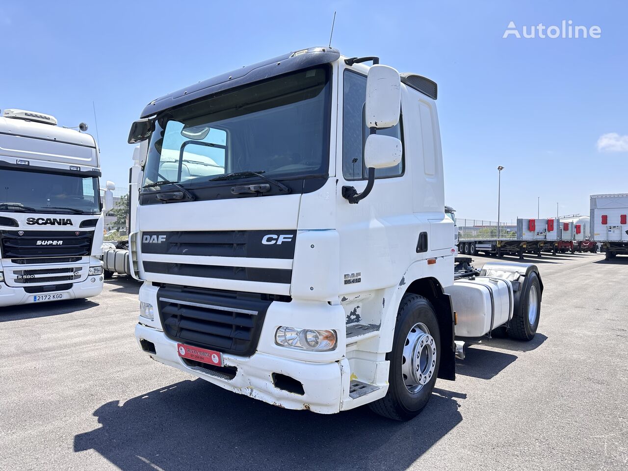 DAF CF 85 410 MANUAL + HIDRÁULICO  tractora