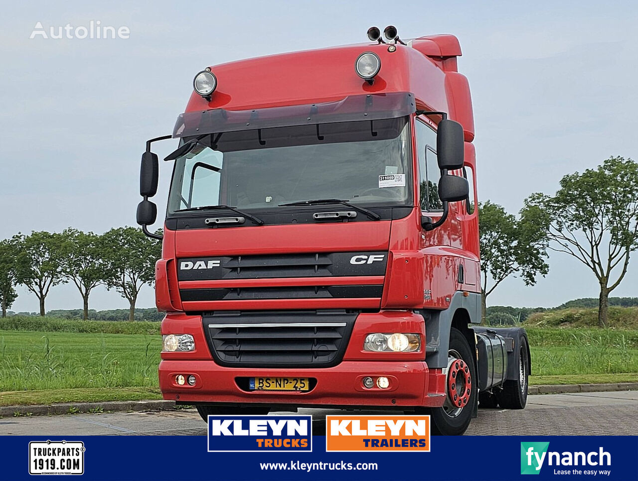 DAF CF 85.410 spacecab euro 5 truck tractor