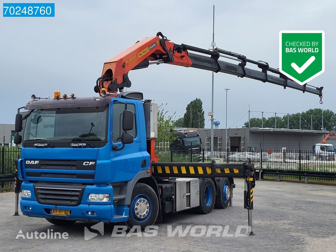 тягач DAF CF85.410 6X2 Palfinger Kran PK 42502 Crane Liftachse Euro 5