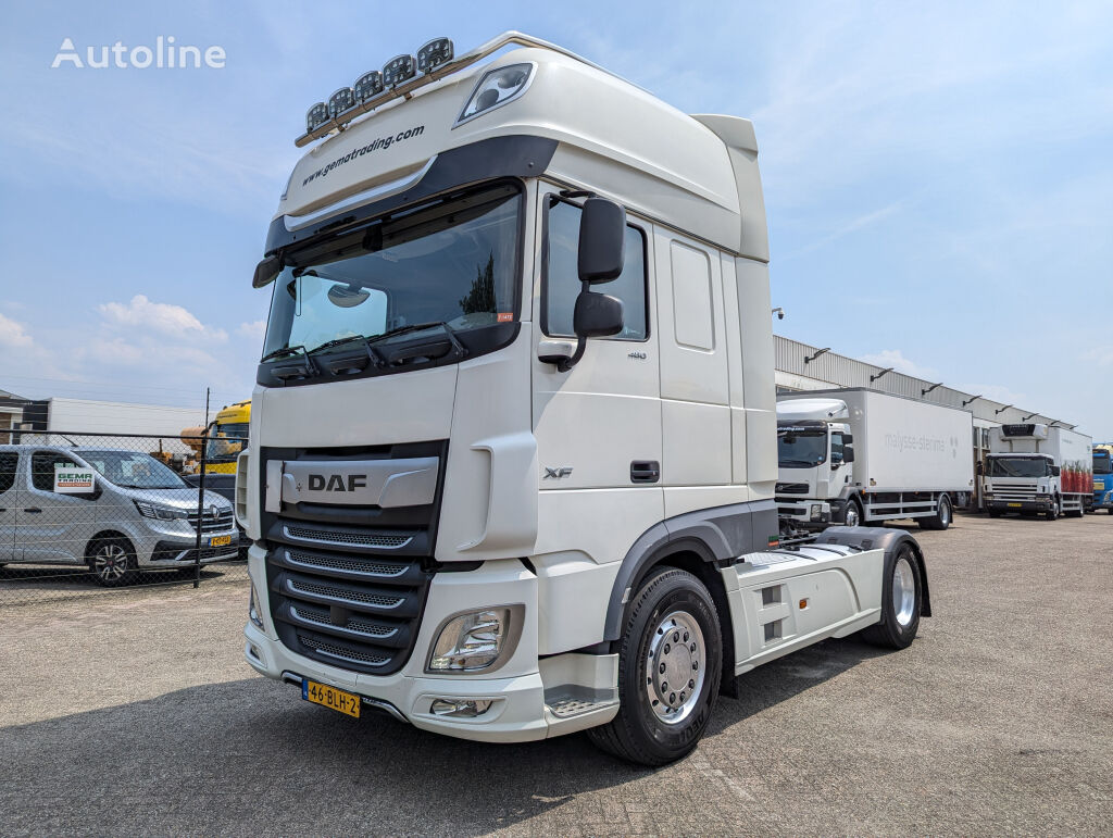 тягач DAF FT XF480 4x2 Superspacecab Euro6 - Double tanks - SideSkirt - Al