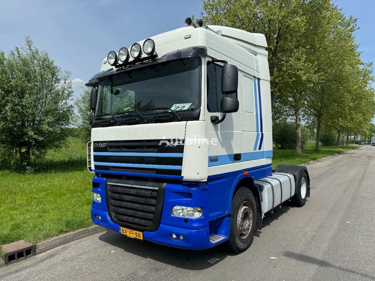 DAF XF 105.460 EURO 5 + KIPPERHYDRAULIC truck tractor