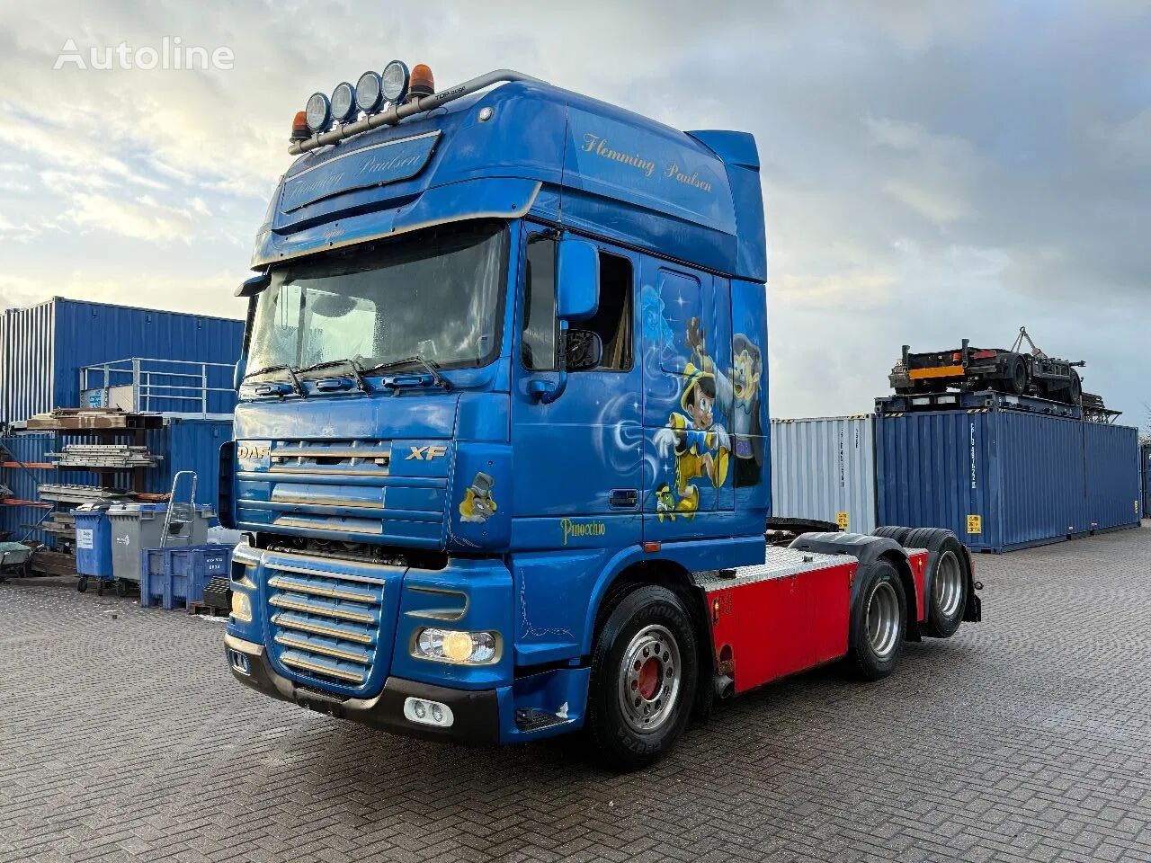 DAF XF 105.460 FTS, 6x2, 10 tires, SSC, Hydraulics truck tractor