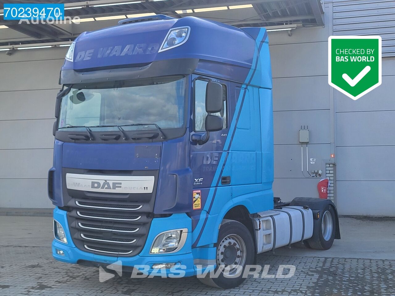 السيارات القاطرة DAF XF 440 4X2 SSC 2x Tanks ACC Standklima Euro 6