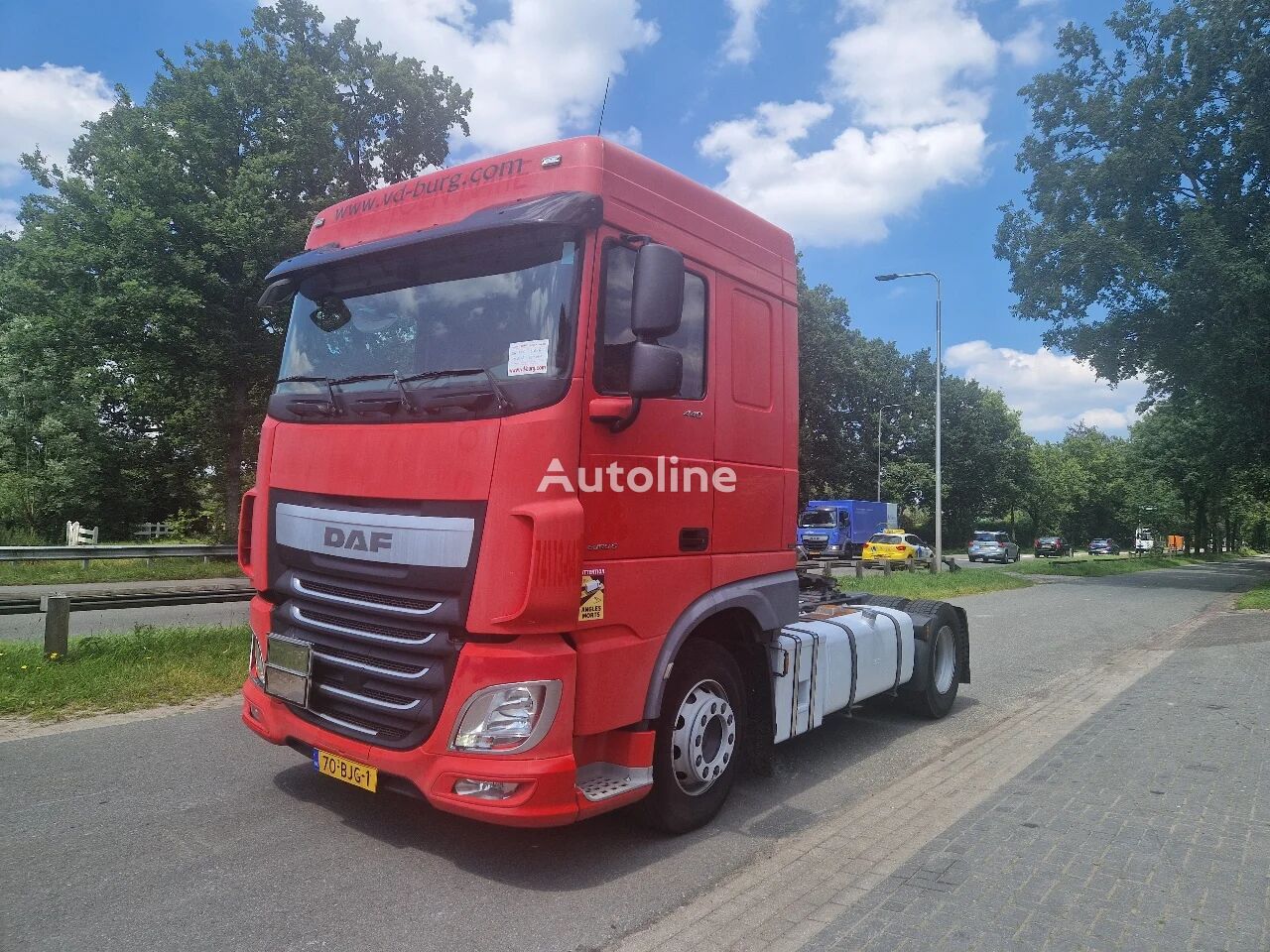 DAF XF 440 Drum compressor 2017 tractora