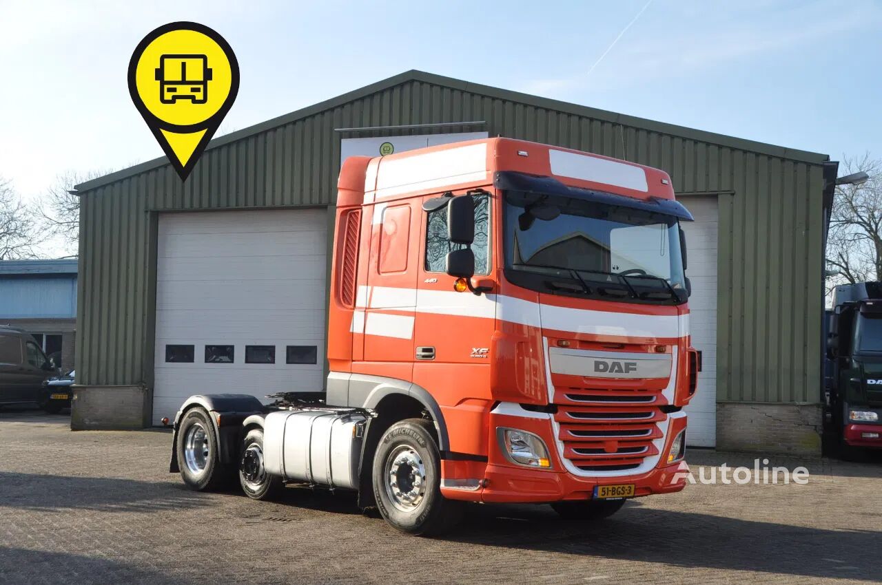 камион влекач DAF XF 440 SC 6X2 2016. ADR + PTO. NL-TRUCK