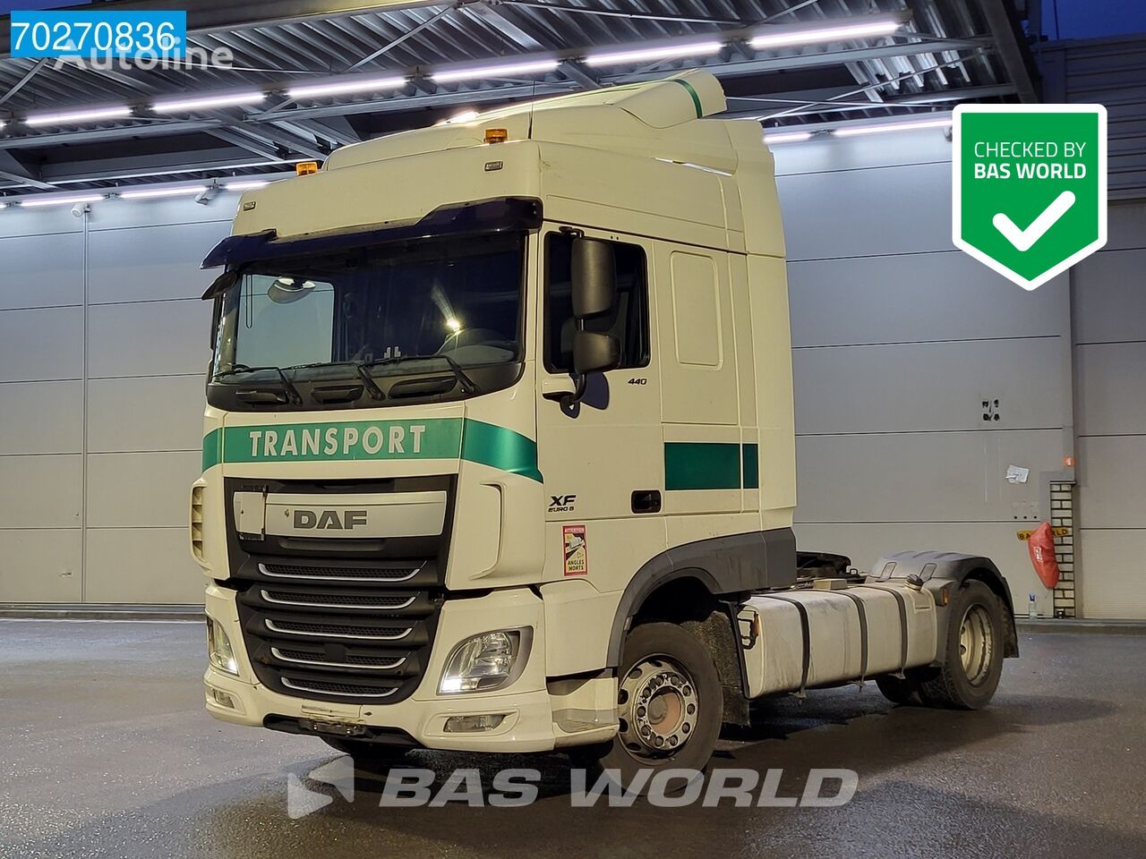 DAF XF 440 XF 4X2 SC Mega Hebesattel Euro 6 cabeza tractora