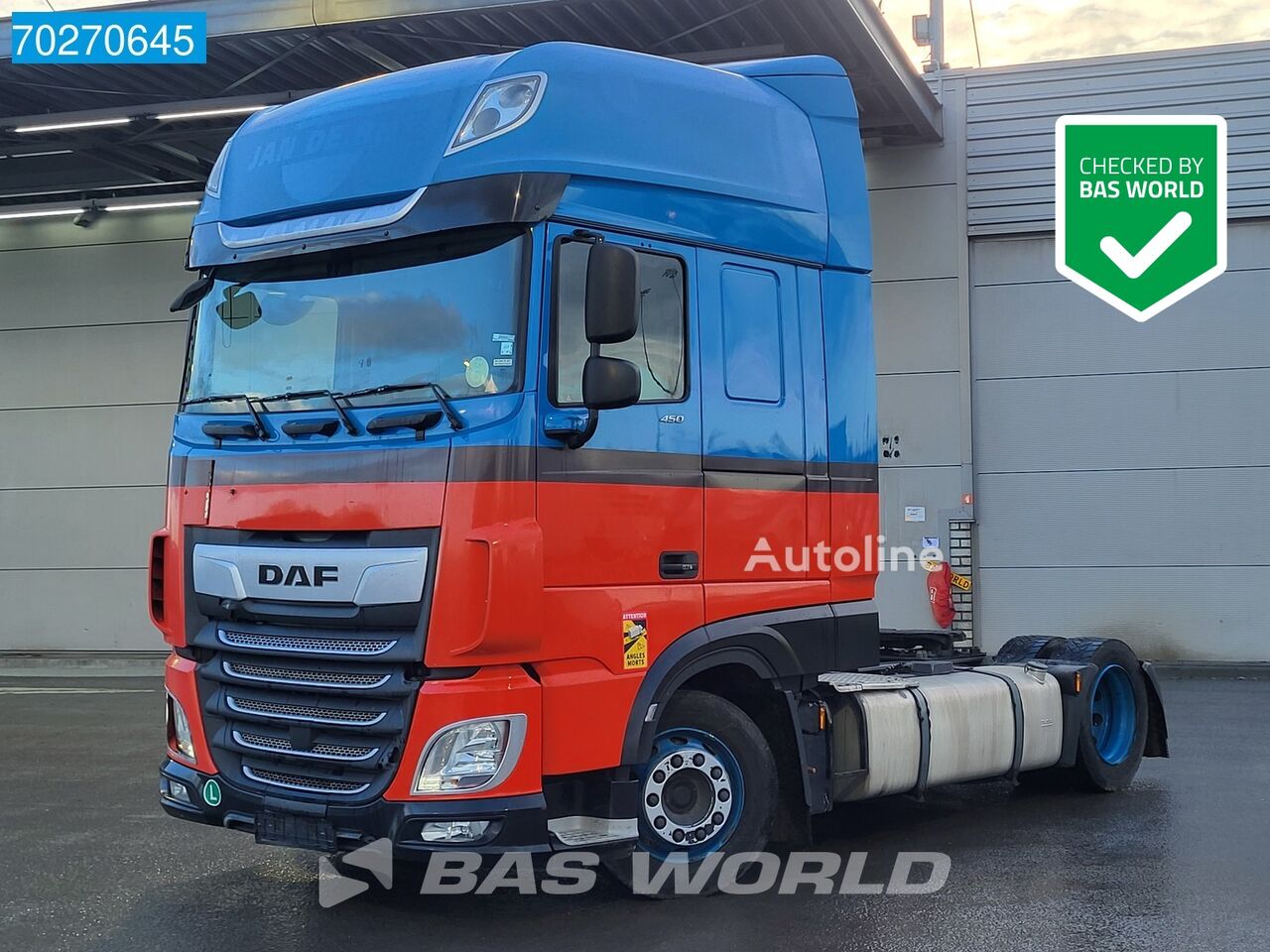 tracteur routier DAF XF 450 4X2 Mega SSC 2x Tanks