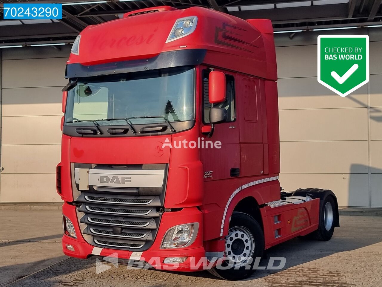 camião tractor DAF XF 460 4X2 ADR Retarder SSC 2x Tanks Standklima ACC