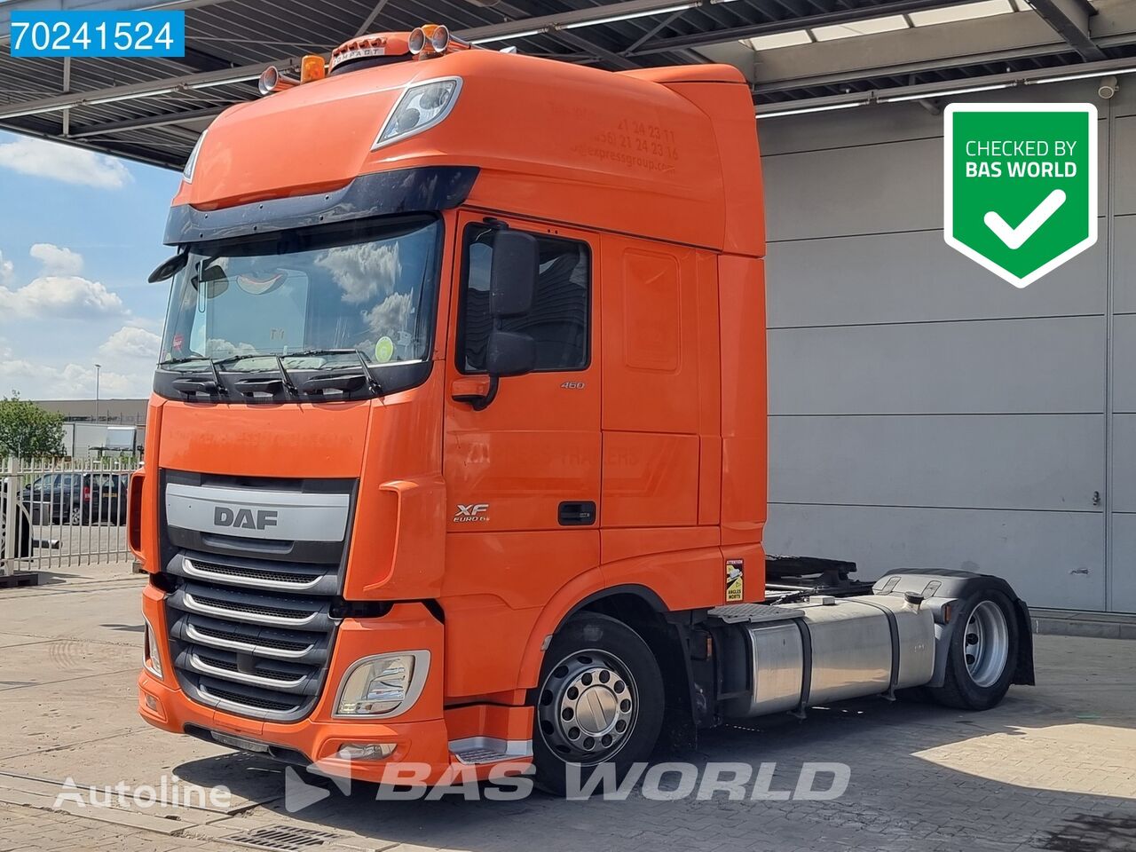 DAF XF 460 4X2 Retarder SSC ADR Mega 2x Tanks Standklima ACC çekici