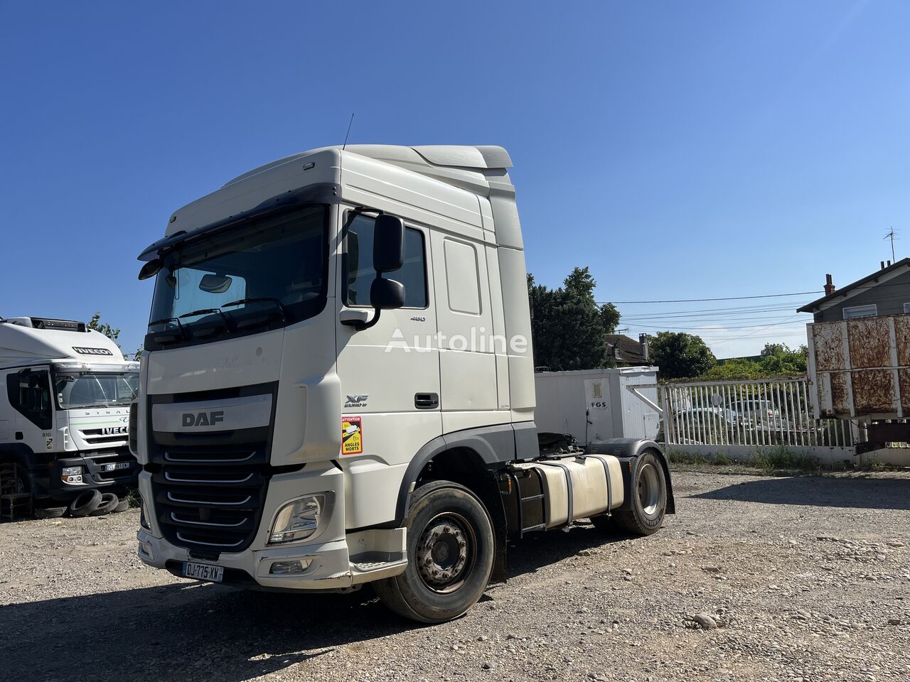 DAF XF 460 FT HYDRAULIQUE CABINE HAUTE トラクタートラック